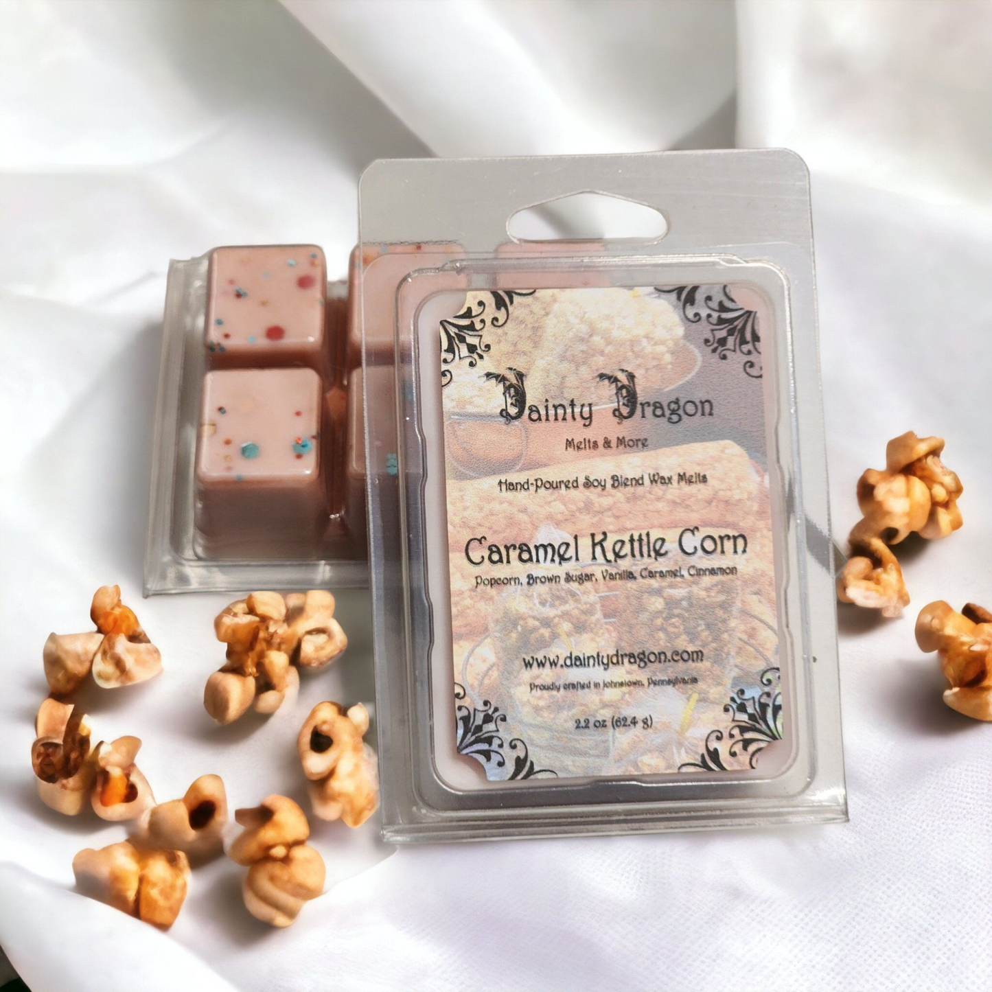 Caramel Kettle Corn Wax Melt, 2.2 oz