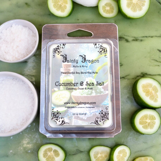 Cucumber & Sea Salt Wax Melt, 2.2oz