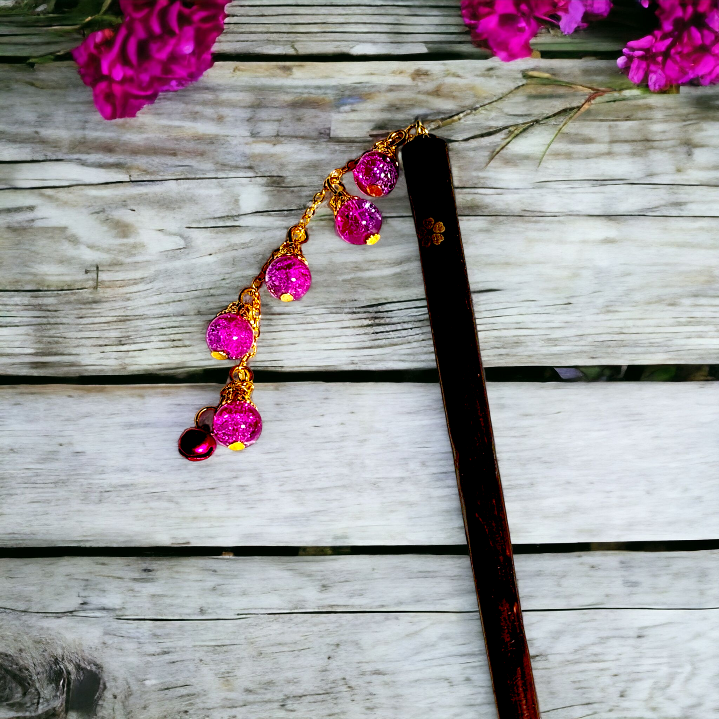 Magenta Mirage Hair Stick