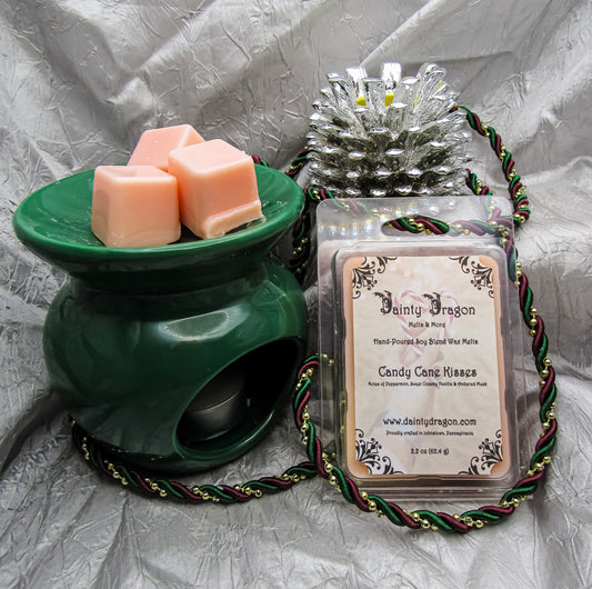 Candy Cane Kisses Wax Melt, 2.2oz