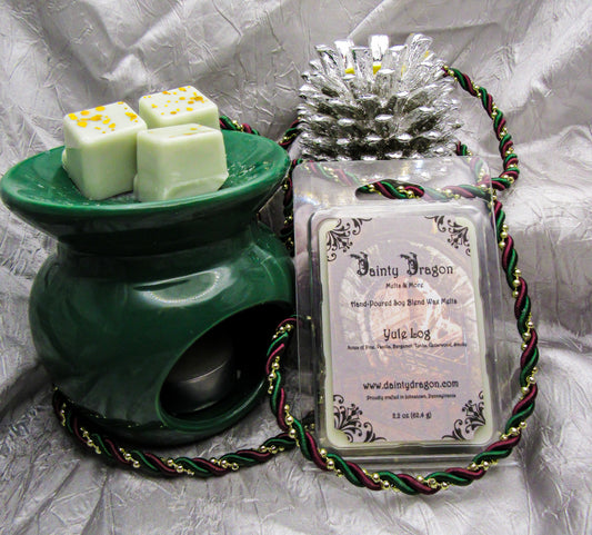 Yule Log Wax Melt,  2.2oz