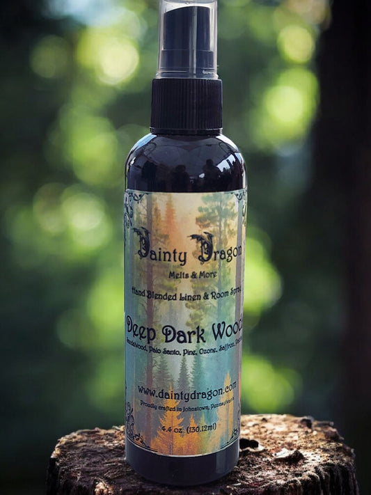 Deep Dark Woods Room & Linen Spray, 4.4 oz